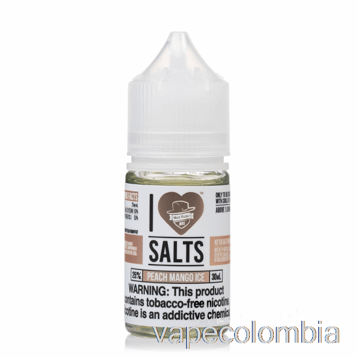 Vape Kit Completo Melocotón Mango Hielo - I Love Salts - 30ml 50mg